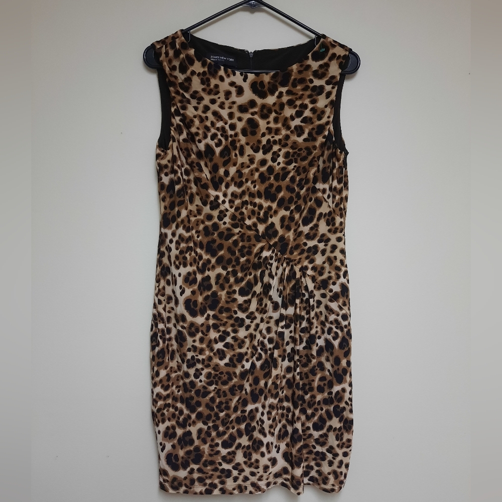 Jones New York Leopard Print Dress